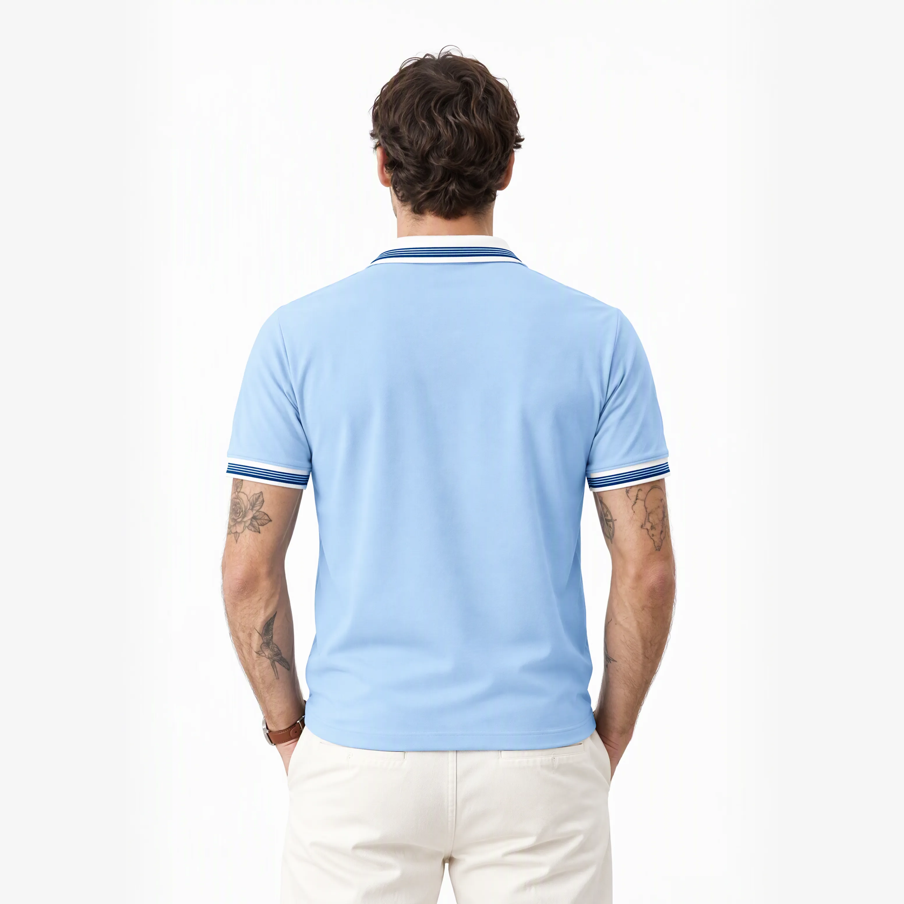 Crown Line Polo - Winter Sky thumbnail 4
