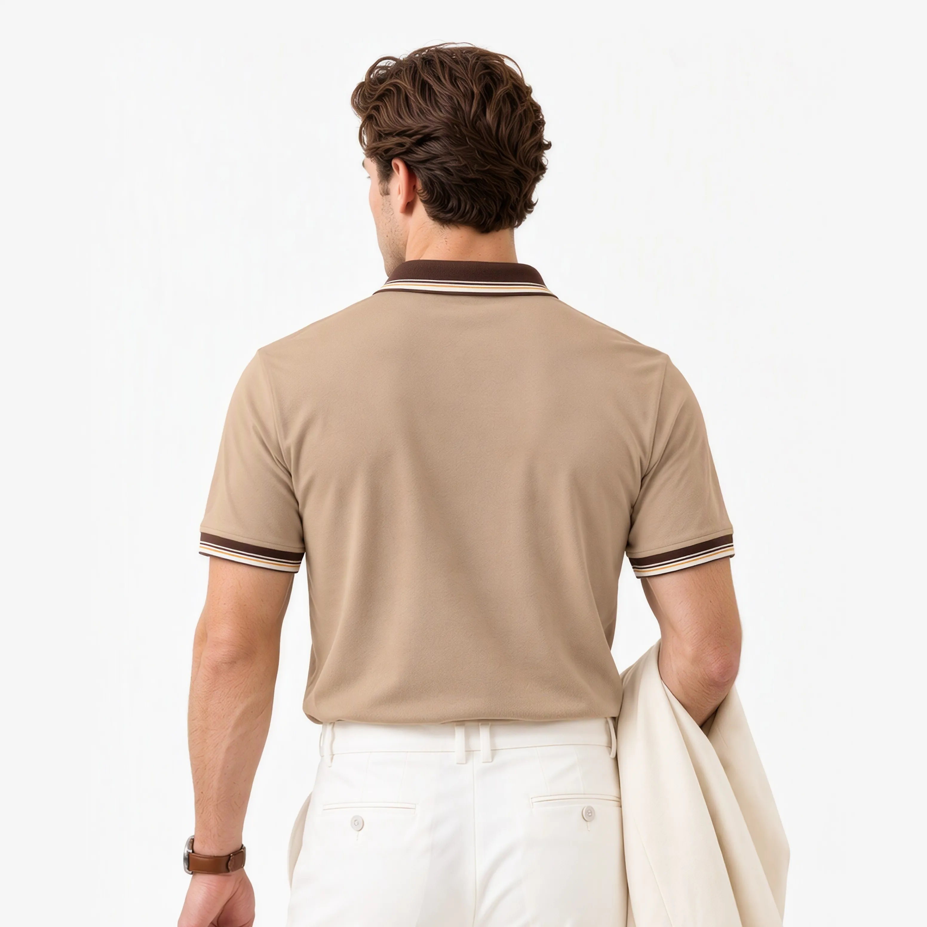 Crown Line Polo - Cornstalk  thumbnail 4