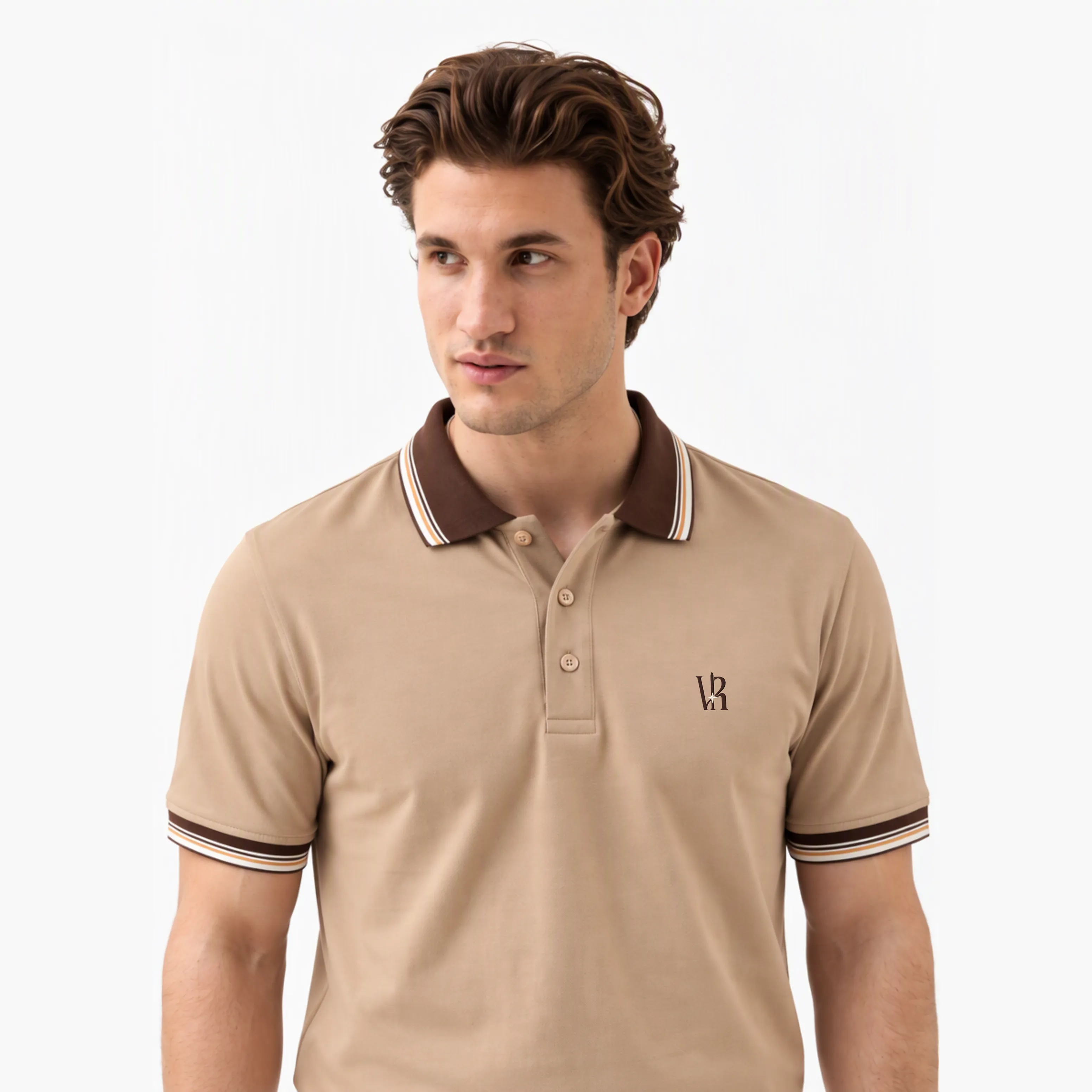 Crown Line Polo - Cornstalk 