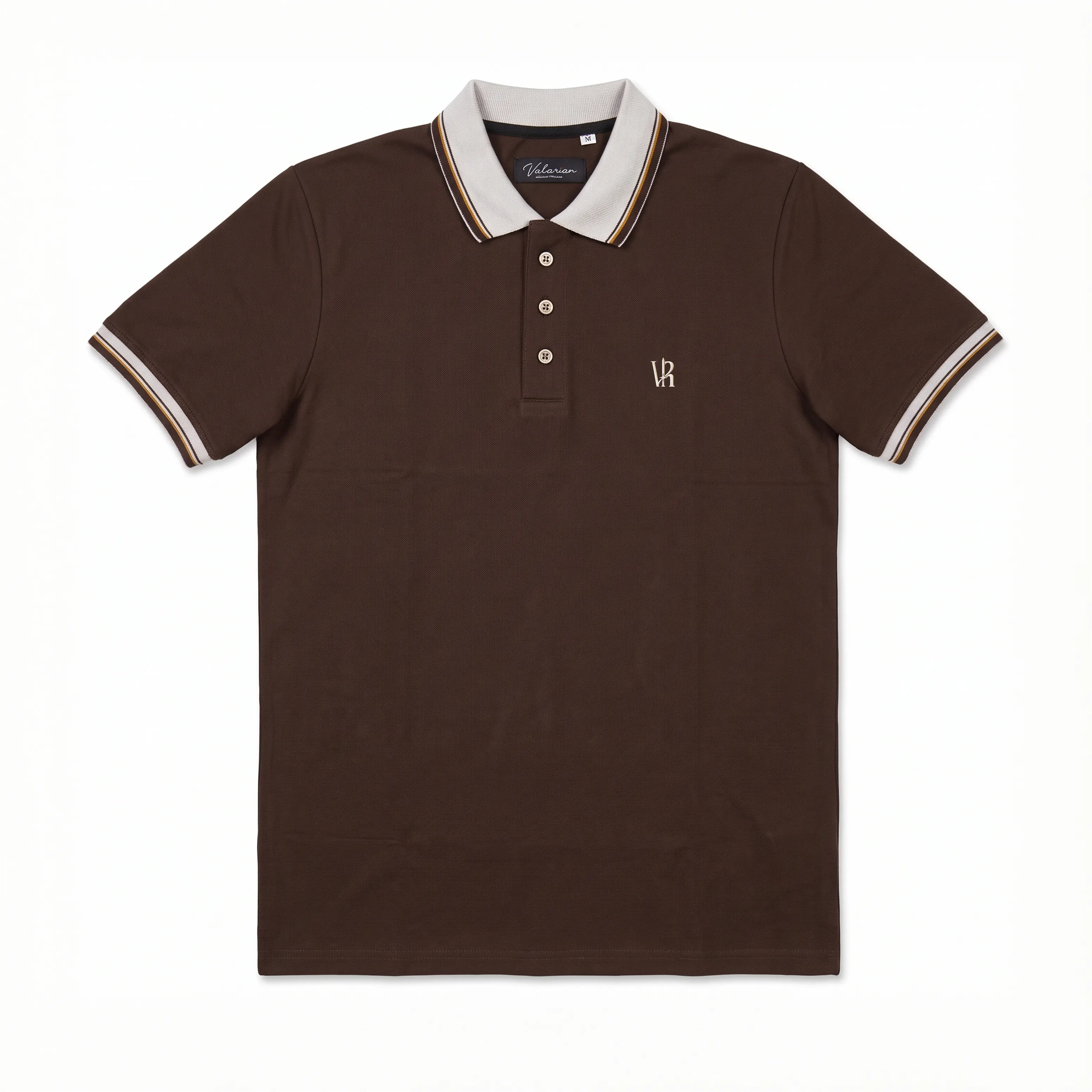 Crown Line Polo - Coffee thumbnail 1