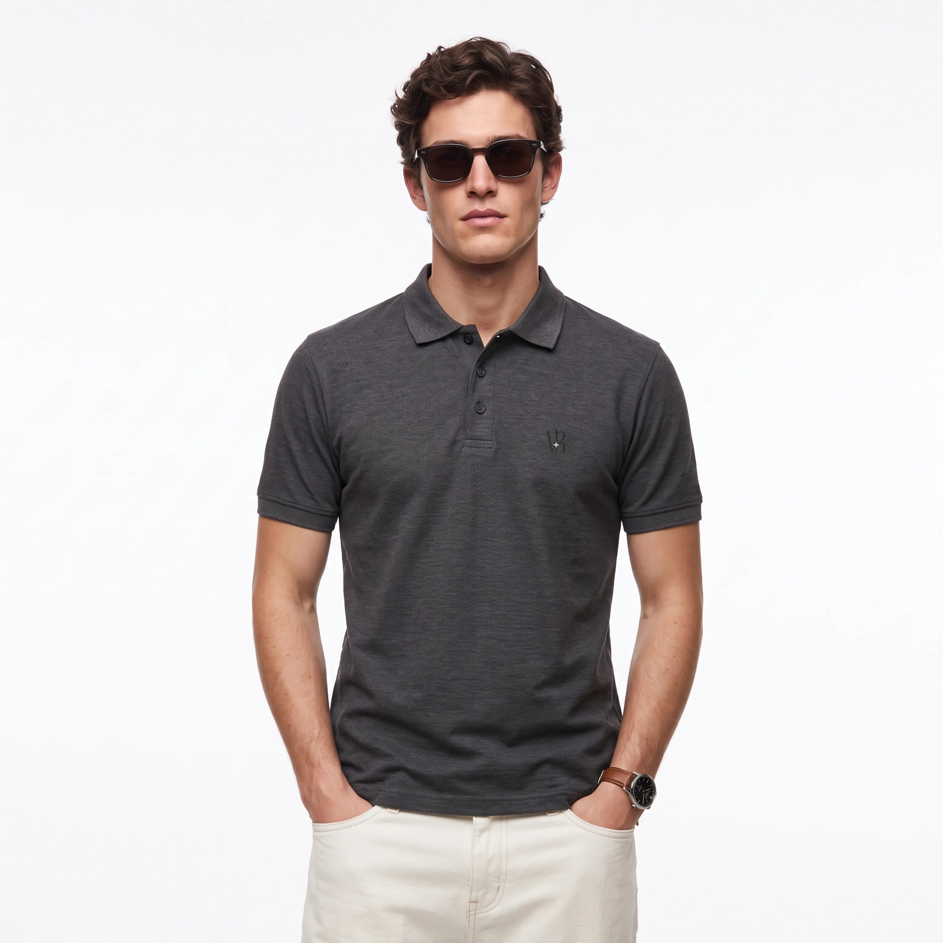 Vantage Polo - Anthra Melange thumbnail 3