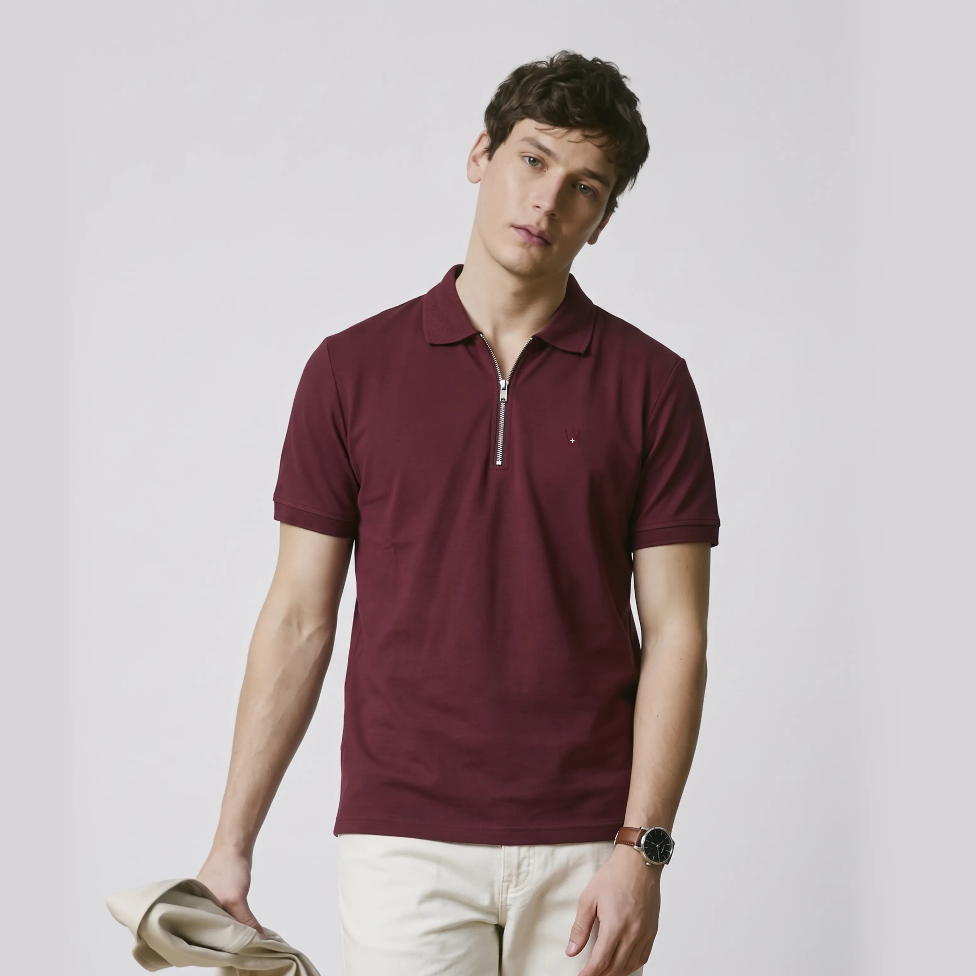 Valor Polo - Maroon thumbnail 3