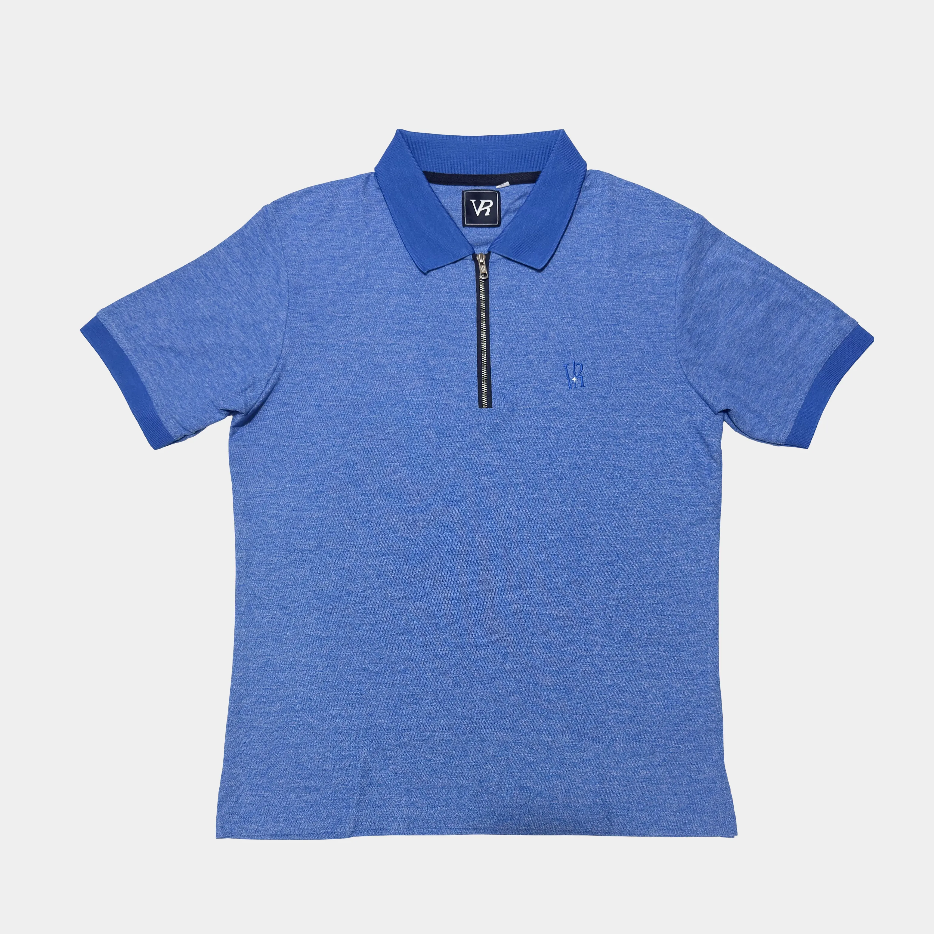 Elight Zip Polo - Royal Melange thumbnail 1
